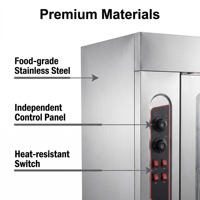Rôtissoire verticale au gaz en acier inoxydable de qualité commerciale (pour poulet et viande)