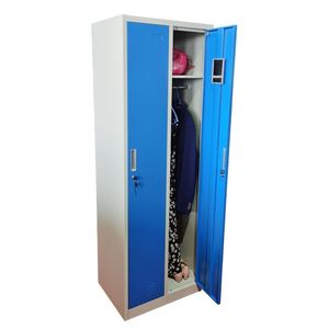 Customized 2 Doors Steel <b>Locker</b> Clothes <b>Storage</b> Metal Closet <b>Cabinet</b> Office Closet - Product Image 1