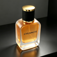 Emballage de parfum de luxe, flacon de parfum en verre épais givré de 30 ml, 50 ml, 100 ml avec boîte cadeau magnétique, insert en EVA, impression personnalisée