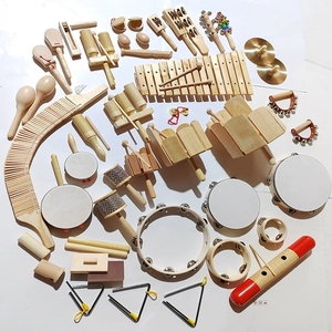 Kit de percusión Orff de madera completo al por mayor, instrumentos musicales para escuelas de formación y centros de educación temprana - Product Image 3