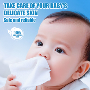 Lingettes nettoyantes pour bébé jetables OEM, non tissées, antibactériennes, parfumées, emballées individuellement, jetables dans les toilettes, extra douces, écologiques - Product Image 4