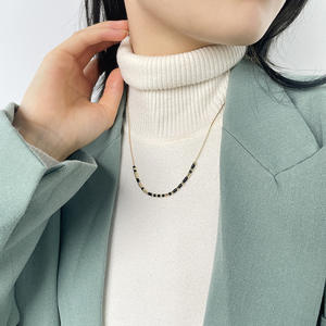 Collar con Código Morse Personalizado 2021, Collar con Mensaje Secreto Personalizado, Collar de Clavícula para Enamorados con Tarjeta - Product Image 5