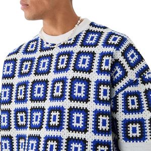 Camiseta de Manga Corta de Gran Tamaño Personalizada para Hombre, Tejida a Crochet, 100% Poliéster, 180 Gramos, Diseño Sólido, Técnica de Bordado 3D - Product Image 2