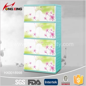 4 de plástico grande del paño del bebé organizador del cajón - Product Image 3