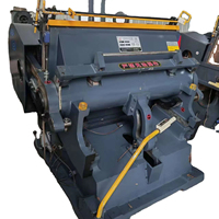 Gebrauchte 99% Neuwertige ML-1200 Flachbett-Stanz- und Rillmaschine für Wellpappe-Kartons