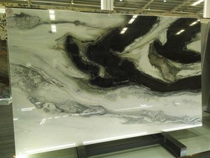 Losas de Cuarzo <span class=keywords><strong>Dalmata</strong></span> Panda Blanco Lasa Macchia Vecchia de Piedra Natural Brasileña para Proyectos - Product Image 5