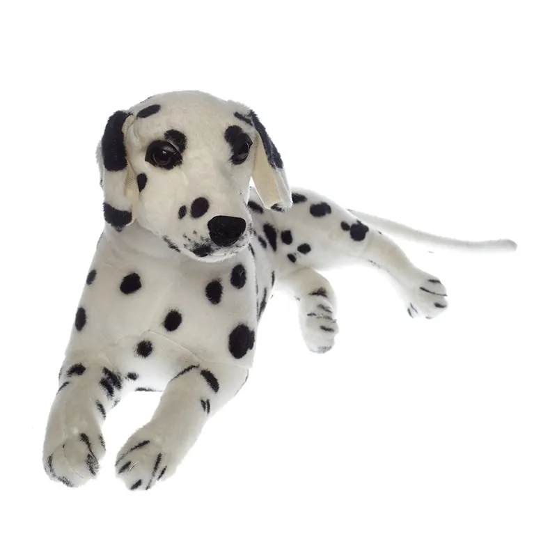 Factory price custom spotty dog plush stuffed toy