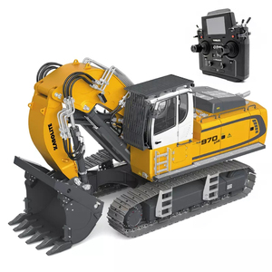 Camion hydraulique d'excavatrice d'excavatrice de <span class=keywords><strong>Huina</strong></span> <span class=keywords><strong>RC</strong></span> <span class=keywords><strong>K970</strong></span>-200 la construction sans brosse complètement en métal <span class=keywords><strong>Rc</strong></span> - Product Image 2