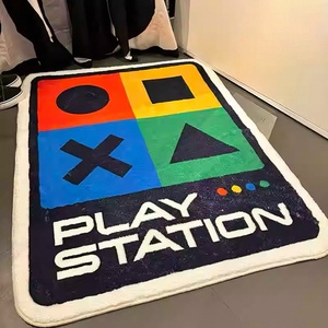 Alfombra Decorativa para Consola <span class=keywords><strong>de</strong></span> Juegos, Hecha a Máquina, Ecológica, con Forma y Tamaño Personalizados, Antideslizante, Impresa, Lavable, para Dormitorio Infantil - Product Image 1