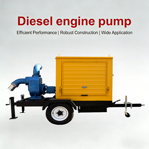 4 Inch Driven Water Pump for Large Flow Farm Irrigation & Reservoir Pumping Engine Pump, Engine Pump Water - Product Image 1