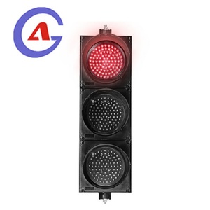 ไฟจราจร LED สีแดงกระพริบ 3 ตอน ขนาด 300 มม. ชุดไฟจราจร 12-24vdc - Product Image 2