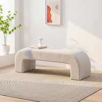 Banc à chaussures multifonctionnel moderne haut de gamme pour entrée, canapé de salon, mobilier de maison, siège avec coussin, chaise, pied de lit
