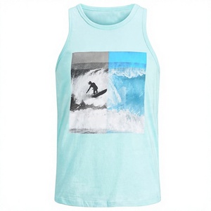 Camiseta sin mangas con cuello redondo para hombre Ever Glow, talla grande, transpirable, ecológica, antipilling, de secado rápido, informal, lavada - Product Image 1