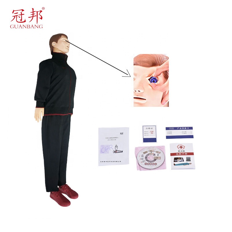 Multifunctional teaching basic first aid cpr simulator bls cpr train the trainer cpr first aid skills model with touch screen