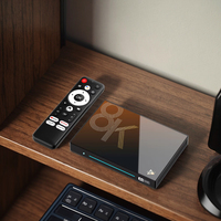 Boîtier TV intelligent H96 H313 avec 2 Go de RAM, 16 Go de ROM, X96Q ATV UI Android 14, processeur Quad Core Rk3518, 1080p, avec télécommande vocale Alexa