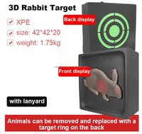 Cible animale 3D XPE pour tir à l'arbalète/arc lors de jeux de tir en extérieur