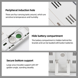 Termo-igrometro <span class=keywords><strong>digitale</strong></span> per interni esterni con allarme Frost Point e ampio Display LCD - Product Image 3