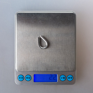 Yunbei Yb 304 Stainless Steel Heart Loop M3 10mm For Wire Rope <b>Clips</b> General Industry - Product Image 3