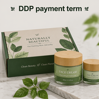 Boîte d'expédition en carton ondulé écologique et biodégradable, style cosmétique, impression recto-verso, pour crème pour le visage, crème pour les yeux, blush