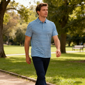 Camiseta de Tenis Personalizada con Logotipo Bordado para Hombre, Manga Corta, 100% Algodón, Secado Rápido, Color Sólido, Ropa Casual y Elegante, Polo - Product Image 2