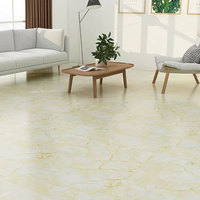Wasserdichter Marmor-Optik Selbstklebender Vinyl-Bodenbelag Vinyl-Fliesen Bodenaufkleber