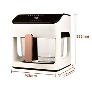 <span class=keywords><strong>Friggitrice</strong></span> <span class=keywords><strong>ad</strong></span> <span class=keywords><strong>Aria</strong></span> Elettrica Quadrata Moderna con Touch Screen, Senza Olio, Capacità 8L, per Uso Domestico e Alberghiero, con Pentola Trasparente in Vetro - Product Image 5