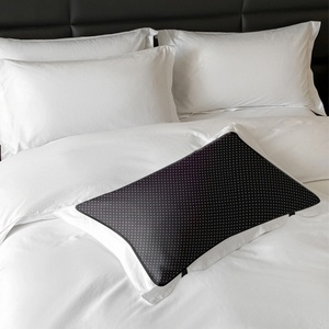 Housse d'oreiller de mise à la terre rectangulaire portable en cuir PU, technique de mise à la terre conductrice tricotée pour la maison, l'hôtel, l'hôpital, lavable - Product Image 4