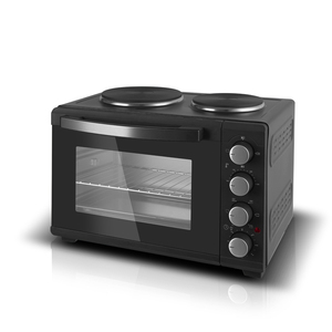 <strong>Retro</strong> Knob Control Toaster 10L Mini Capacity Steam Oven <strong>Microwave</strong> With Timer - Product Image 2