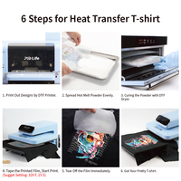 PYD Life USA Pengiriman Gratis Printer DTF Flatbed A3 XP600 300W Otomatis untuk Transfer Film Kaos dan Pencetakan Pakaian