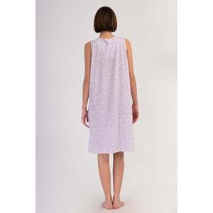 Camisón sin Mangas para Mujer Neba, Clásico, Tejido Suave, Color Azul, Ropa de Dormir - Product Image 2
