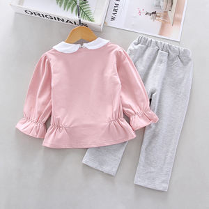 Ensembles de vêtements d'hiver pour enfants, vêtements pour bébés, manteau et pantalon mignons pour filles, fabriqués en Chine - Product Image 3