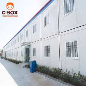 Edificios de Oficinas Modulares de 2 Pisos Fáciles de Ensamblar Cbox, Casas Pequeñas Portátiles, Departamento de Proyectos, Casa Contenedor Prefabricada en Paquete Plano - Product Image 1