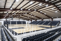 Structure de bâtiment pour salle de sport de basketball en acier, sans soudure sur site, conforme AISC, à montage rapide