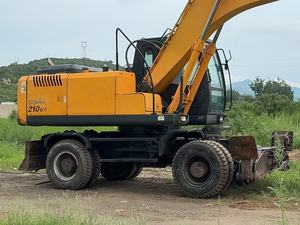 รถขุดล้อยางฮุนได คัมมินส์ 210W ของแท้จากเกาหลี น้ำหนัก 21 ตัน สภาพใหม่ ใช้งานน้อย ชั่วโมงการทำงานต่ำ บุ้งกี๋ขนาดใหญ่ ปั๊มแรงดันสูง ราคาถูก สภาพดี - Product Image 2