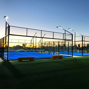 Campo deportivo al por mayor pista <span class=keywords><strong>de</strong></span> pádel individual pista <span class=keywords><strong>de</strong></span> pádel interior pista <span class=keywords><strong>de</strong></span> pádel panorámica completa - Product Image 4