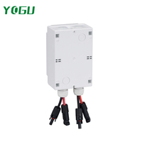 Interrupteur d'isolement CC YOGU LONQ-40 PV, interrupteur de déconnexion CC compatible avec les connecteurs de câbles solaires MC4