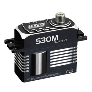 Kingmax S30m-Motor sin núcleo de 50g, 30kg.cm, cascos y estructura de aluminio Cnc completo, engranajes de acero Digital, Mini servos para piezas de drones - Product Image 1