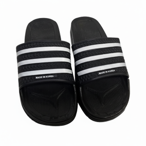 Scarpe da interni in PVC di produzione nazionale a tre linee per lo studente ospedale o soggiorno bagno Multi-Purpose pantofole per la casa - Product Image 1