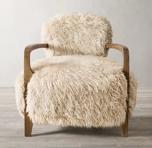 <span class=keywords><strong>Fauteuil</strong></span> en cuir d'agneau personnalisable en forme <span class=keywords><strong>de</strong></span> bonhomme <span class=keywords><strong>de</strong></span> neige <span class=keywords><strong>pour</strong></span> salon, mobilier d'intérieur <span class=keywords><strong>pour</strong></span> appartement - Product Image 2