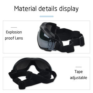 Lunettes de soleil pour chien avec sangle réglable, protection UV, imperméables, pour grands chiens, lunettes de soleil pliables pour animaux de compagnie - Product Image 3