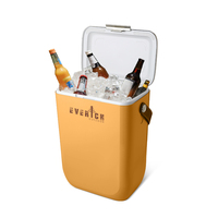 Vente chaude personnalisation 10L petit Camping en plein air bière glacière PE et PP matériel étanche pour glacière et pique-niques jaune