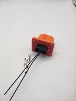 Connecteur de câble haute tension automobile 1000V HVSL 2POS 125A 150A Prise et fiche avec barre omnibus