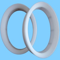 Siège de valve en PTFE haute température, résistant aux produits chimiques et à l'usure, pour applications industrielles lourdes, avec bague de manchon en PTFE pour valve à tournant