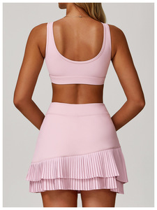 <span class=keywords><strong>Sujetador</strong></span> <span class=keywords><strong>deportivo</strong></span> de punto sin costuras en la espalda en forma de U para chica, ropa de tenis, camiseta sin mangas corta para mujer, <span class=keywords><strong>Sujetador</strong></span> <span class=keywords><strong>deportivo</strong></span> personalizado para correr, Yoga <span class=keywords><strong>XL</strong></span> - Product Image 4