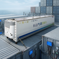 Kontainer Reefer Atmosfer Terkontrol 40HQ KEDA untuk Transportasi Laut Lintas Batas Durian, Pengawetan Segar