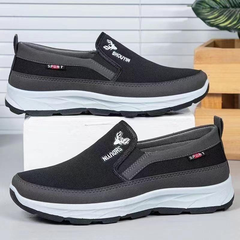 Men's Casual Running Shoes Breathable Retro Canvas with Soft Soles  Anti-Skid Wear-Resistant Features Mesh Lining for Spring