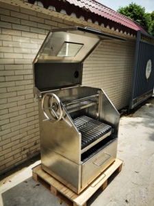 <span class=keywords><strong>Santamaria</strong></span> YGSP600 Parrilla de acero inoxidable/Parrilla Smoker Método de calentamiento de combustible para suministros de hotel y <span class=keywords><strong>restaurante</strong></span> - Product Image 4