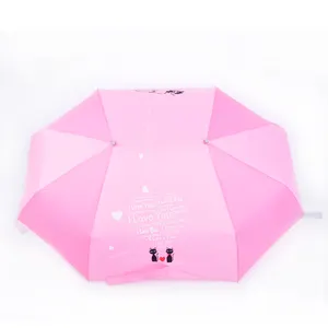 Guarda-chuva dobrável grande para casal grande personalizado para amantes de tamanho grande