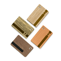 Özel bambu ahşap hediye kartı çevre dostu boş yazdırılabilir 13.56mhz RFID NFC kart ahşap kartvizit