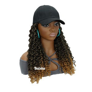 Perruque-<span class=keywords><strong>Chapeau</strong></span> Bouclé Profond Afro Tendance pour Femmes, Moelleuse et Douce, Excellente Qualité en Stock, <span class=keywords><strong>Prix</strong></span> de Gros d'Usine - Product Image 5